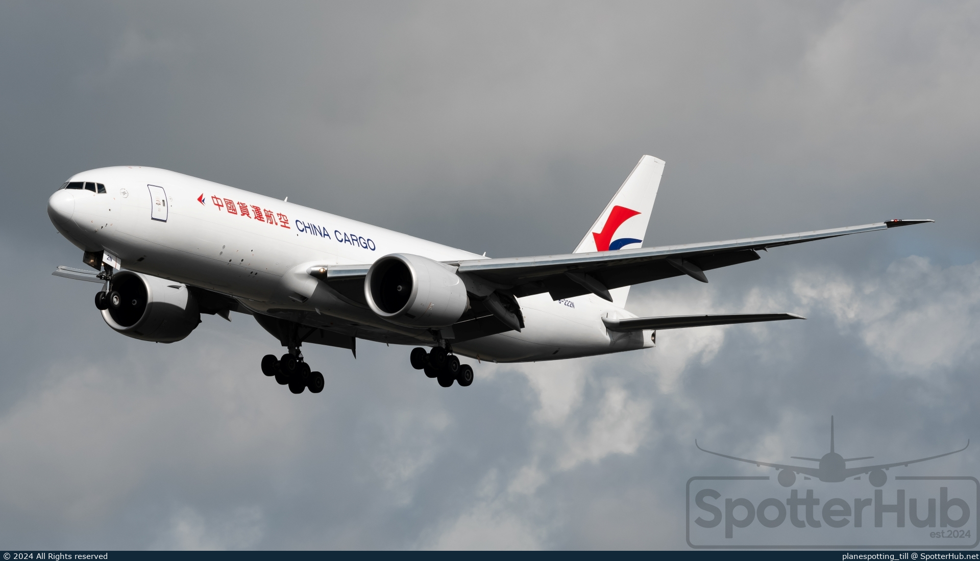 Photo of B-222N - Boeing 777-F operated by China Cargo Airlines