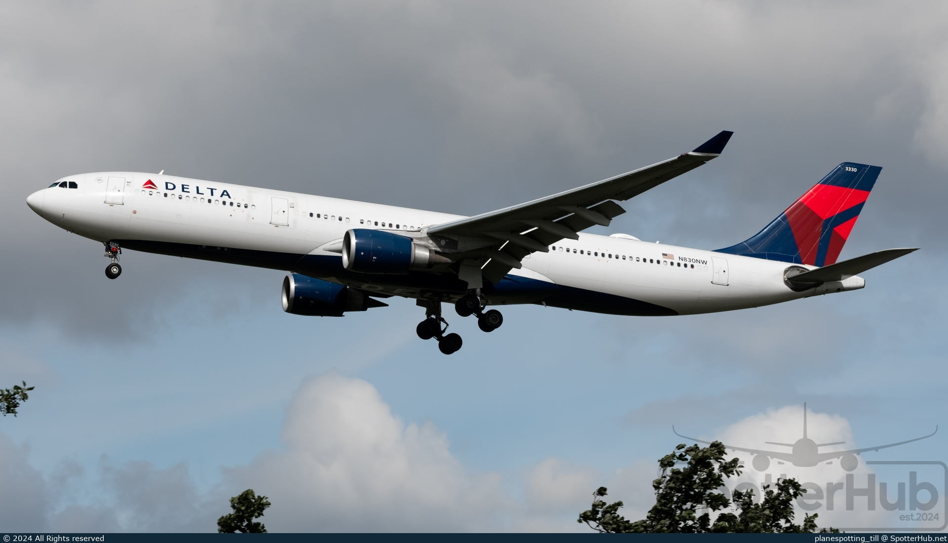 Photo of N830NW - Airbus A330-302 operated by Delta Air Lines