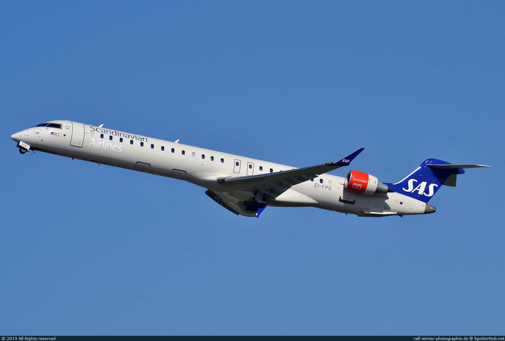 Photo of EI-FPO - Bombardier CRJ-900LR operated by SAS Scandinavian Airlines (opb CityJet)