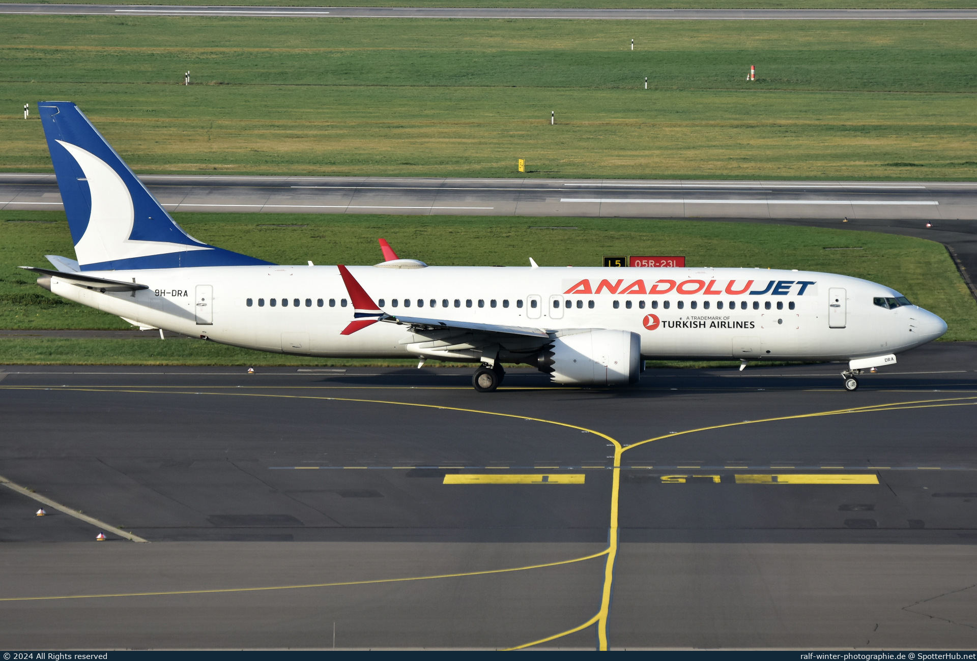 Photo of 9H-DRA - Boeing 737 MAX 8 operated by AnadoluJet (opb SmartLynx Malta)