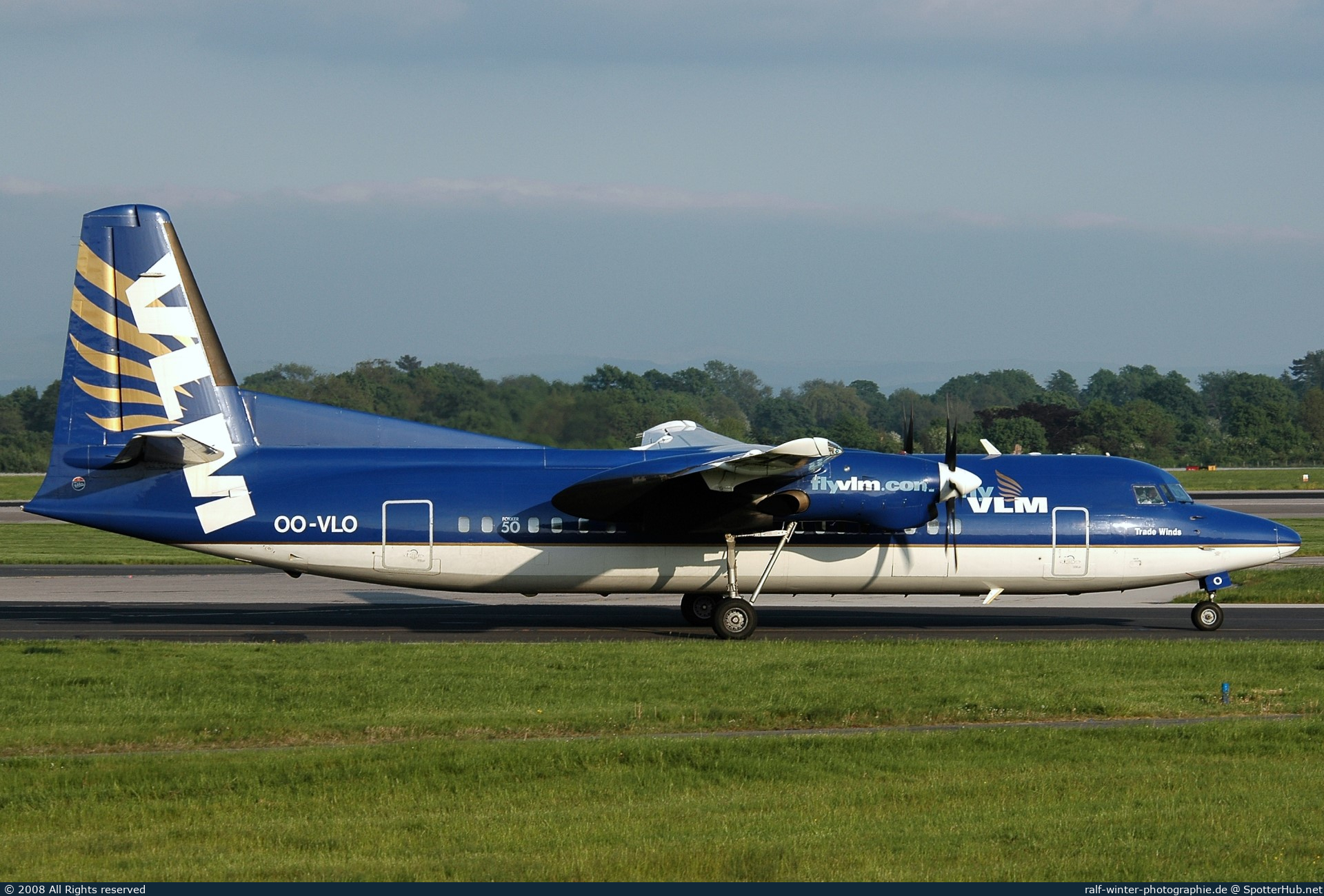 Photo of OO-VLO - Fokker 50 operated by VLM Airlines