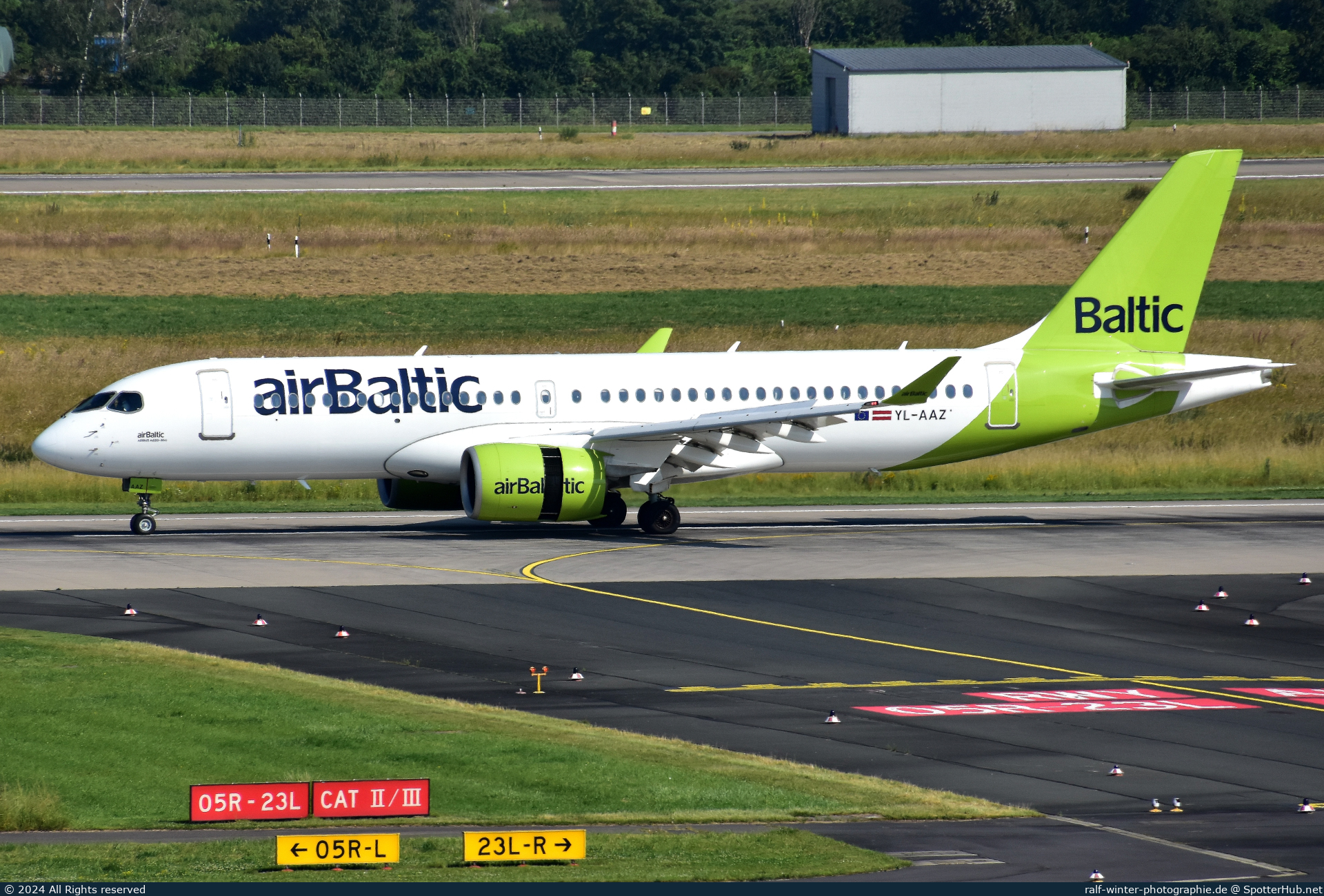 Photo of YL-AAZ - Airbus A220-300 operated by airBaltic