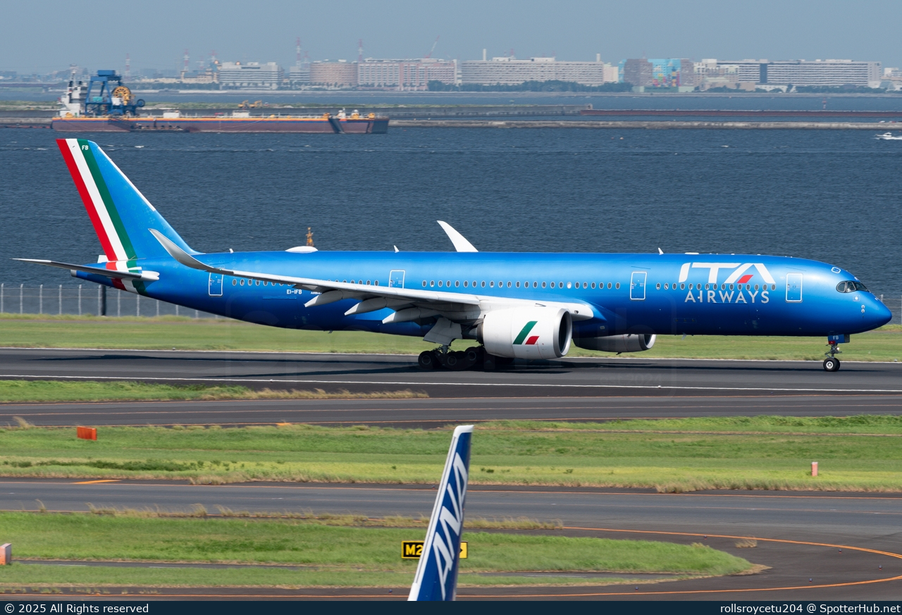 Photo of EI-IFB - Airbus A350-941 operated by ITA Airways