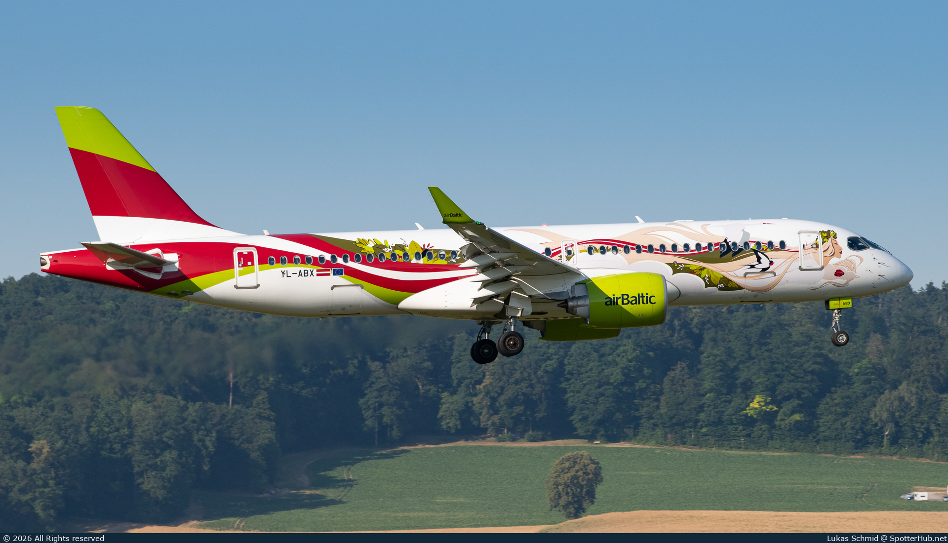 Photo of YL-ABX - Airbus A220-300 operated by airBaltic