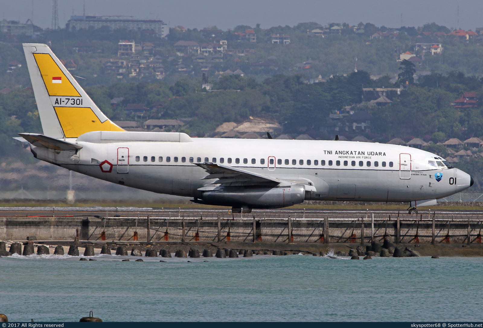 Photo of AI-7301 - Boeing 737-2X9(Adv) Surveiller operated by Indonesian Air Force