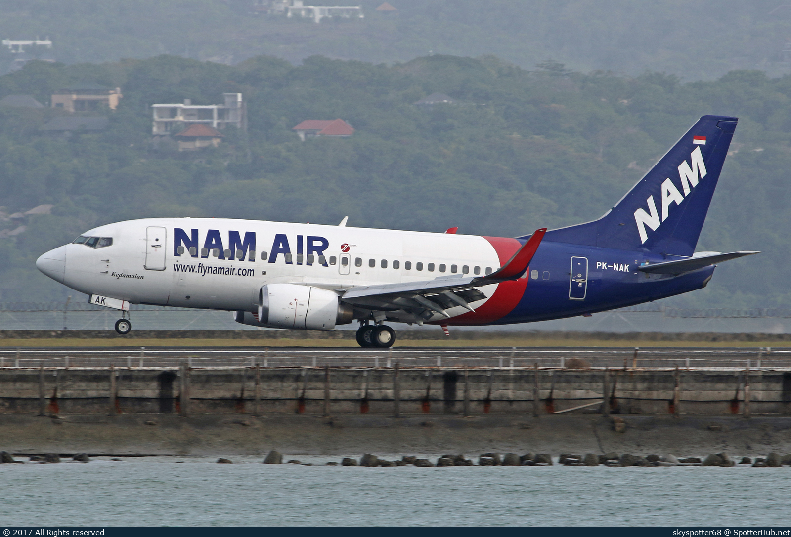 Photo of PK-NAK - Boeing 737-524 operated by NAM Air