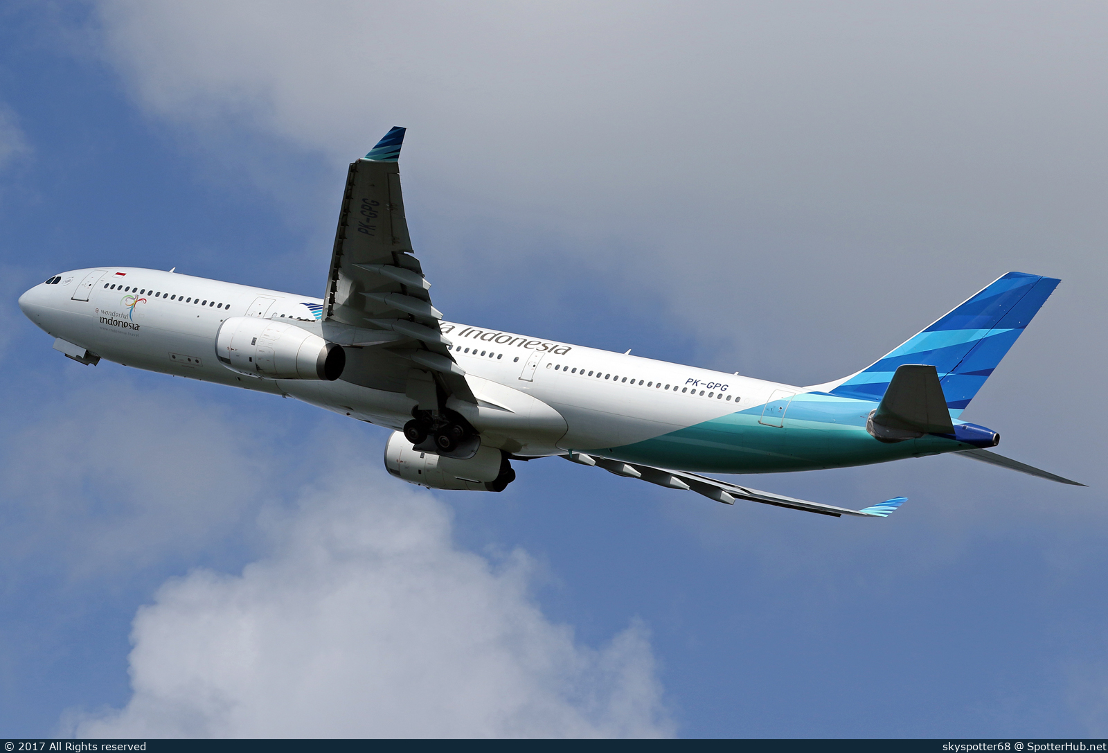 Photo of PK-GPG - Airbus A330-341 operated by Garuda Indonesia