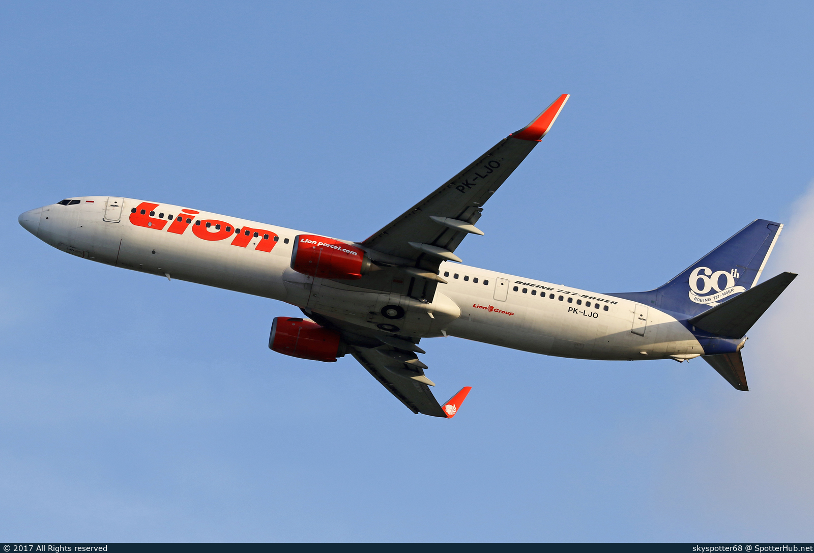 Photo of PK-LJO - Boeing 737-9GP(ER) operated by Lion Air