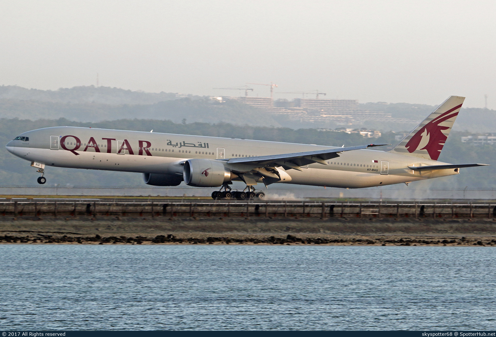 Photo of A7-BAU - Boeing 777-3DZ(ER) operated by Qatar Airways