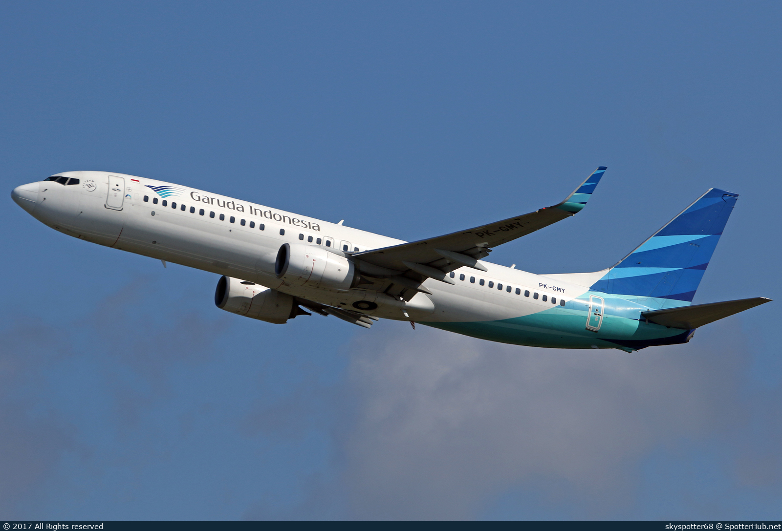 Photo of PK-GMY - Boeing 737-8U3 operated by Garuda Indonesia