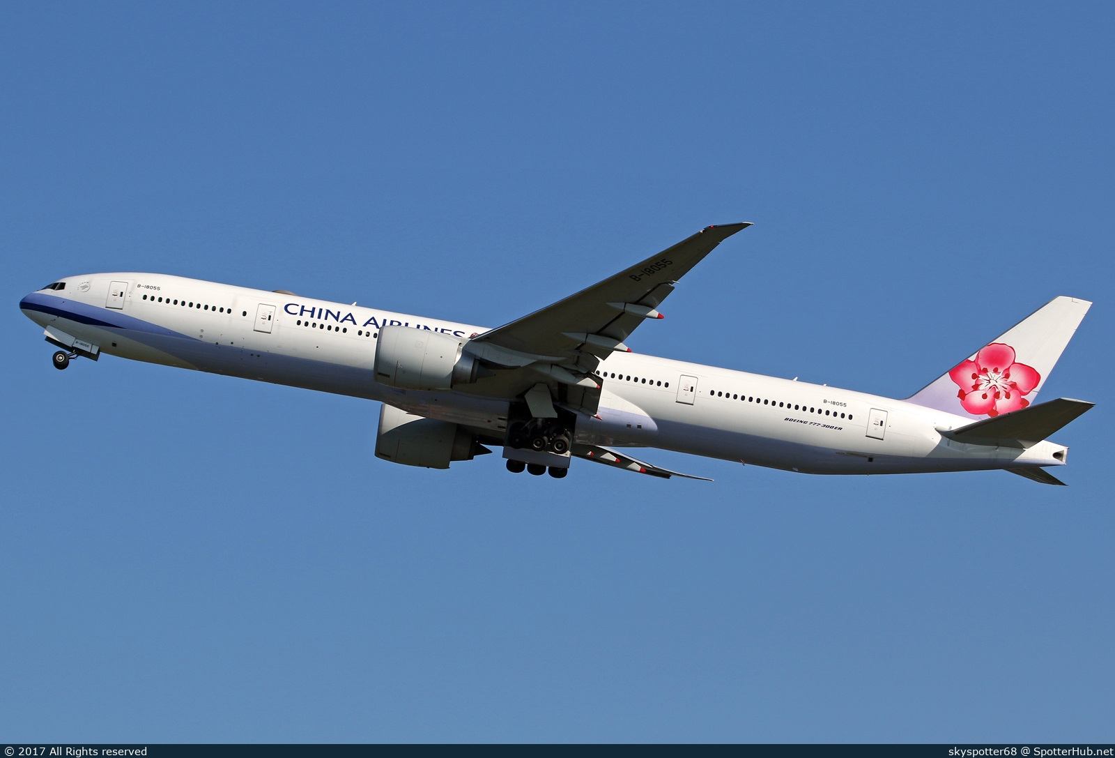Photo of B-18055 - Boeing 777-36N(ER) operated by China Airlines