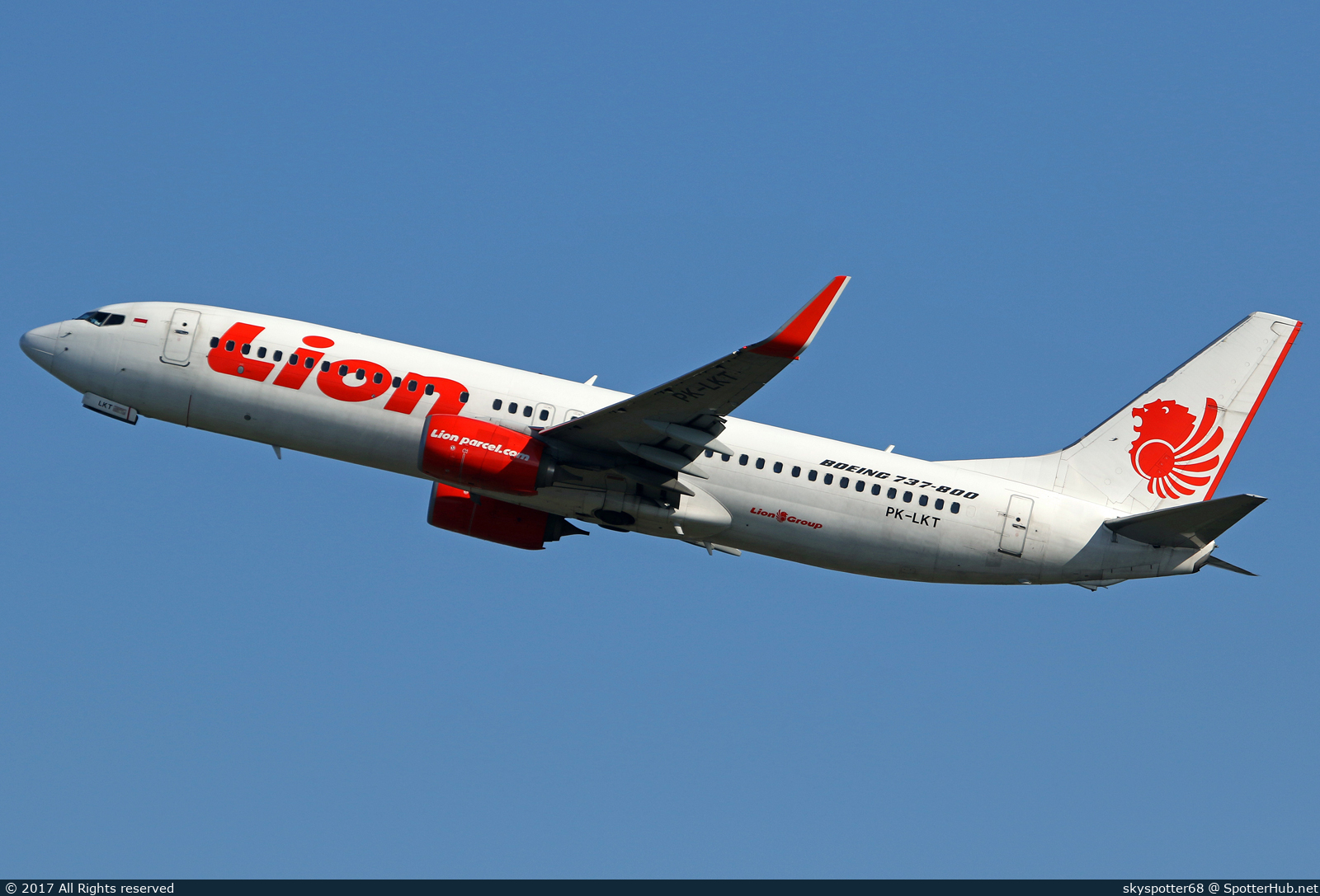 Photo of PK-LKT - Boeing 737-8GP operated by Lion Air