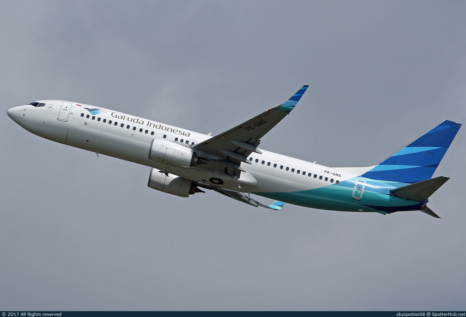 Photo of PK-GNS - Boeing 737-8U3 operated by Garuda Indonesia