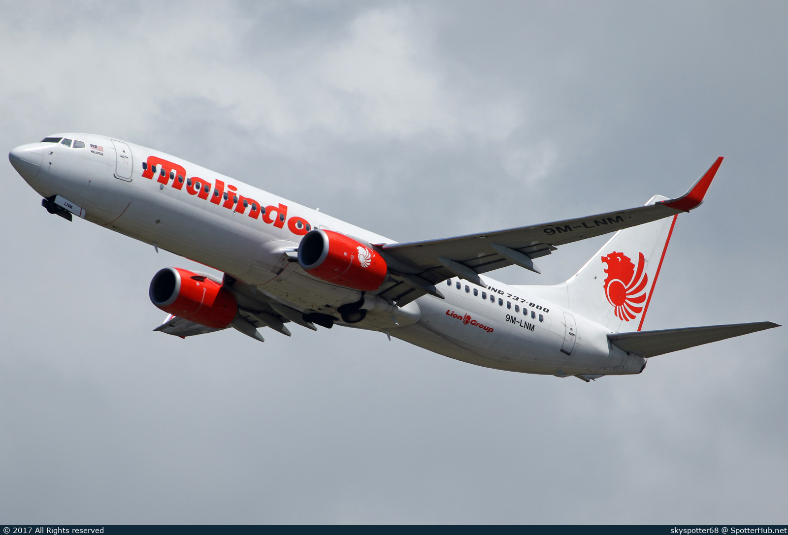 Photo of 9M-LNM - Boeing 737-8GP operated by Malindo Air