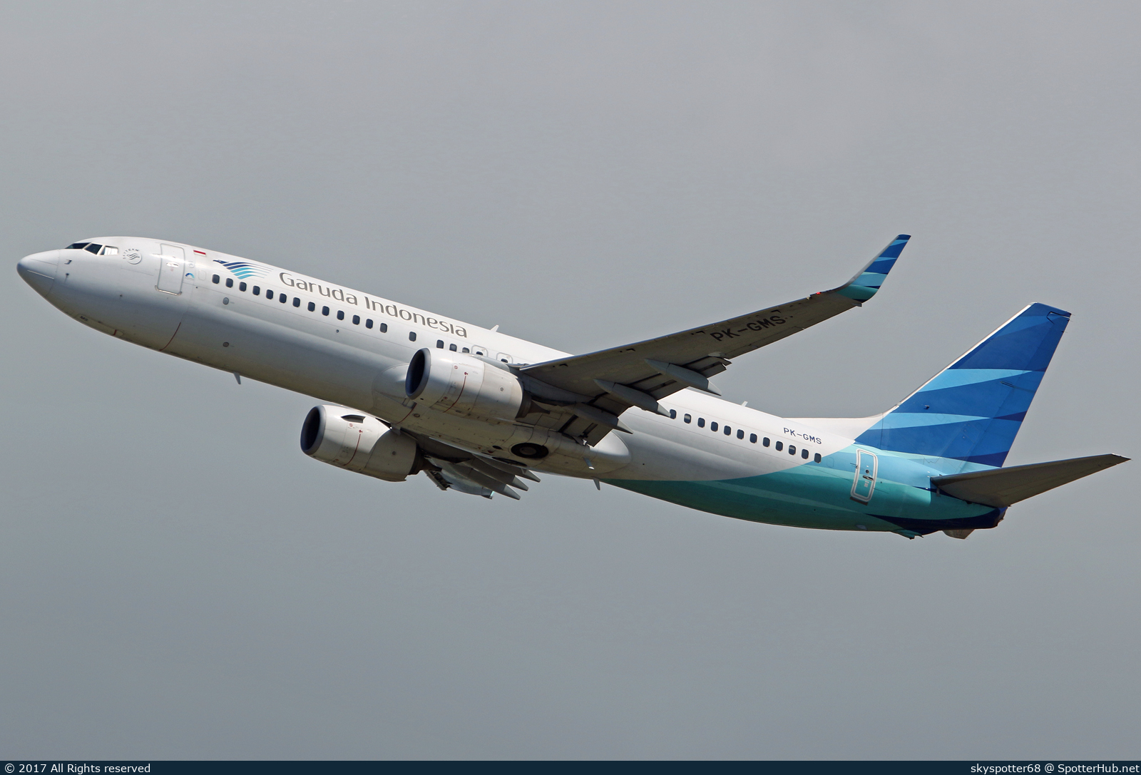 Photo of PK-GMS - Boeing 737-8U3 operated by Garuda Indonesia