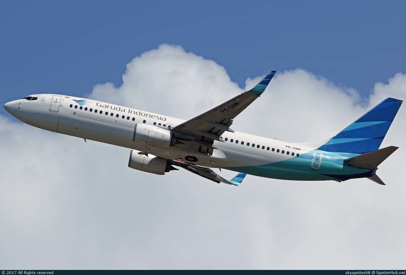 Photo of PK-GNM - Boeing 737-8U3 operated by Garuda Indonesia