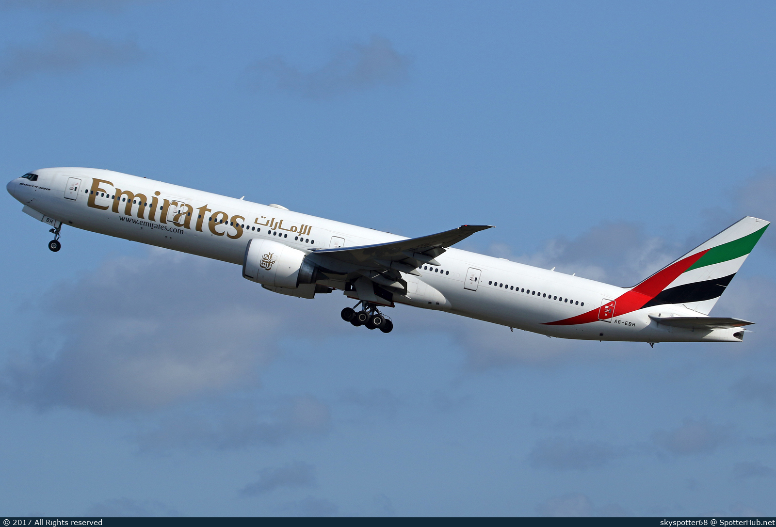 Photo of A6-EBH - Boeing 777-31H(ER) operated by Emirates