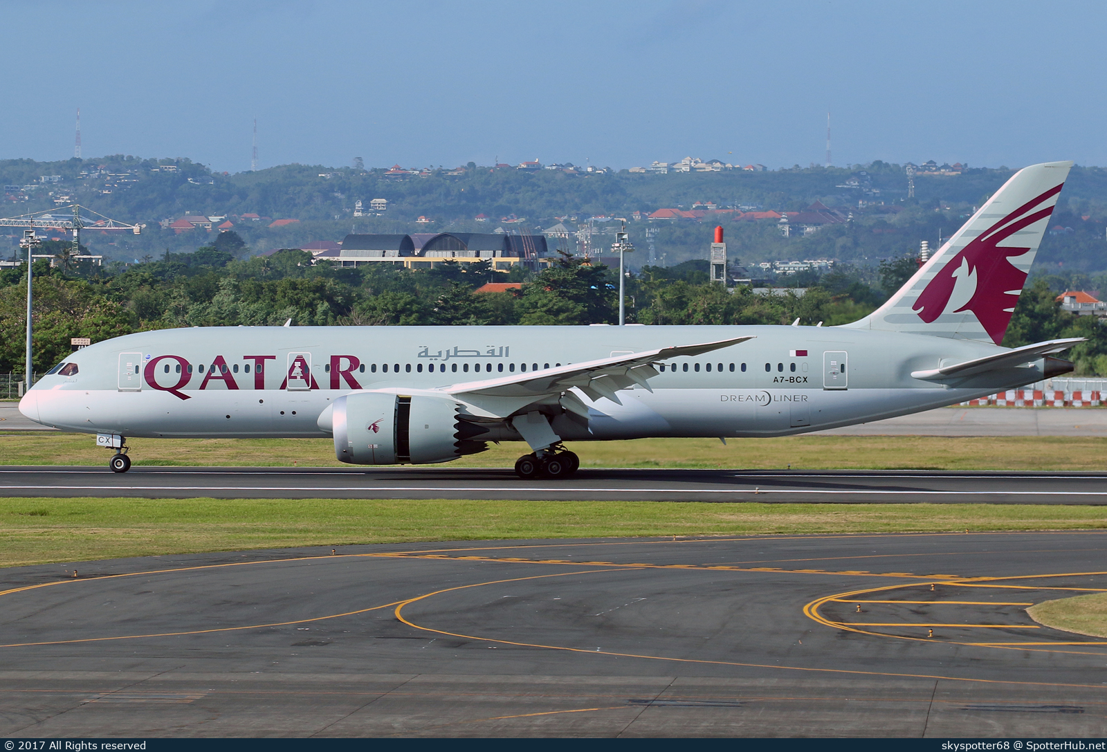 Photo of A7-BCX - Boeing 787-8 Dreamliner operated by Qatar Airways
