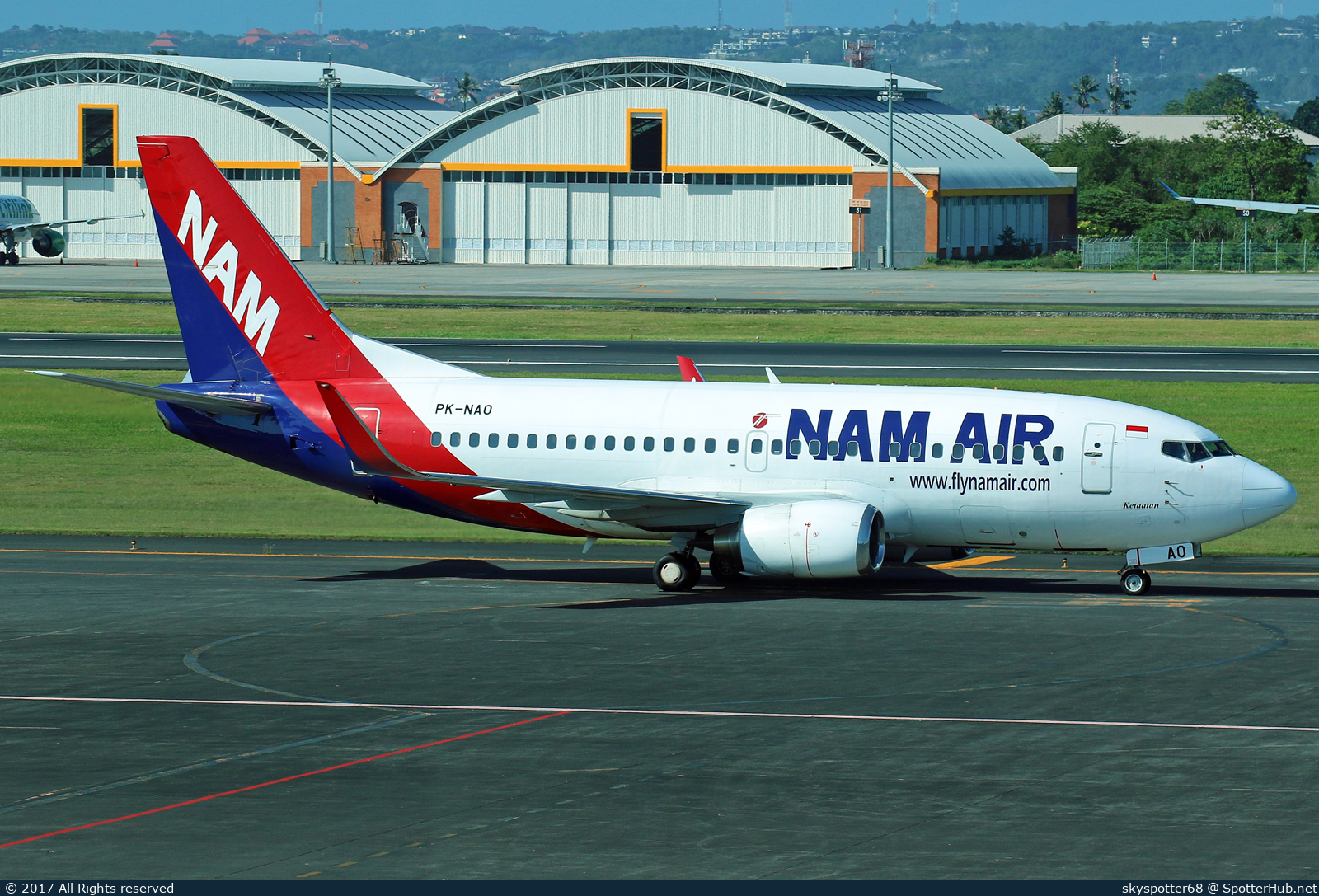Photo of PK-NAO - Boeing 737-524 operated by NAM Air