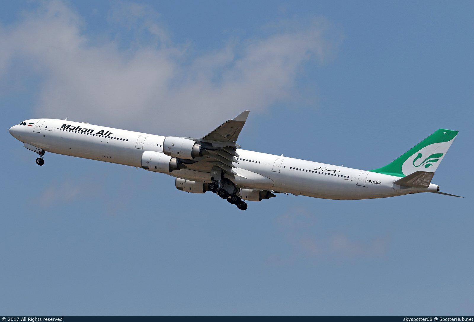 Photo of EP-MMR - Airbus A340-642 operated by Mahan Air