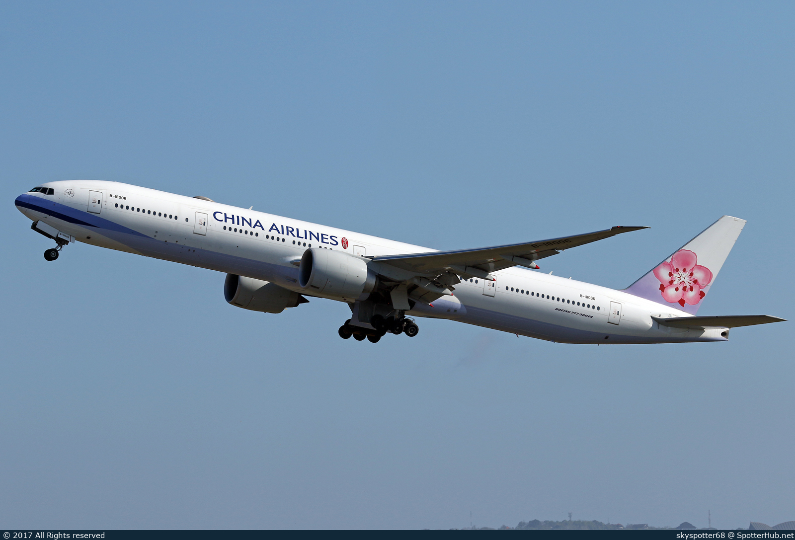 Photo of B-18006 - Boeing 777-309(ER) operated by China Airlines