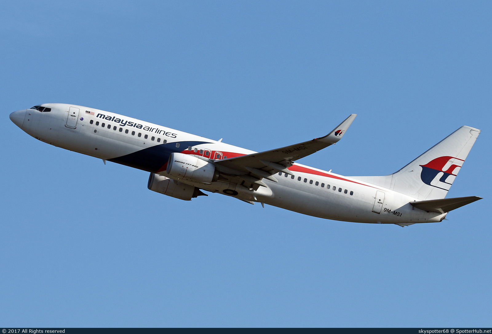 Photo of 9M-MSI - Boeing 737-8H6 operated by Malaysia Airlines