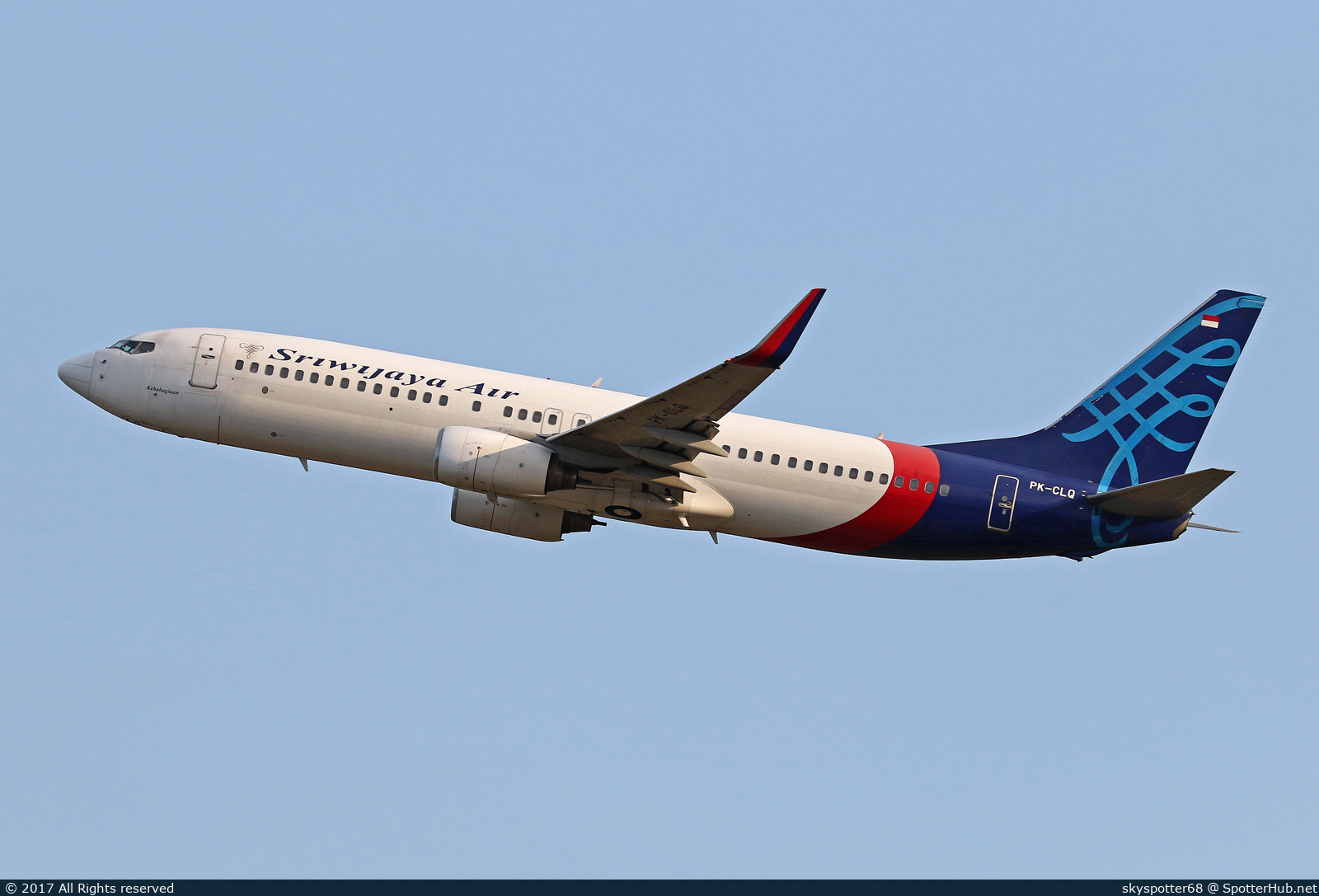 Photo of PK-CLQ - Boeing 737-81Q operated by Sriwijaya Air