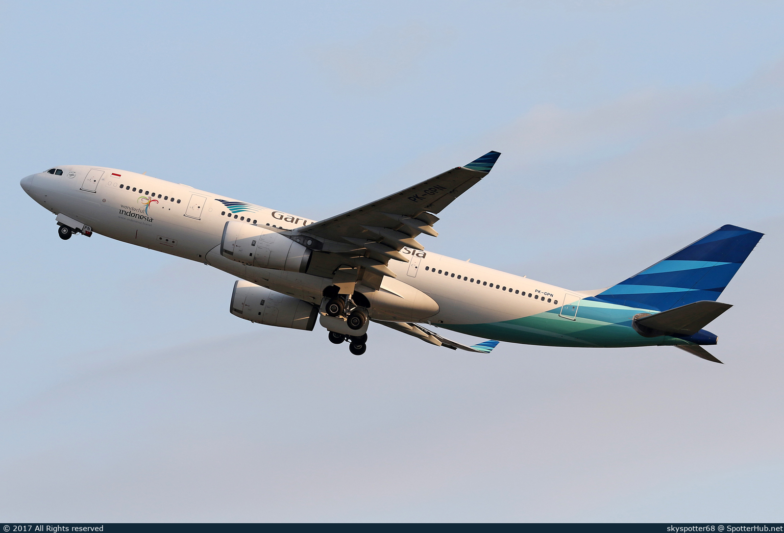 Photo of PK-GPN - Airbus A330-243 operated by Garuda Indonesia