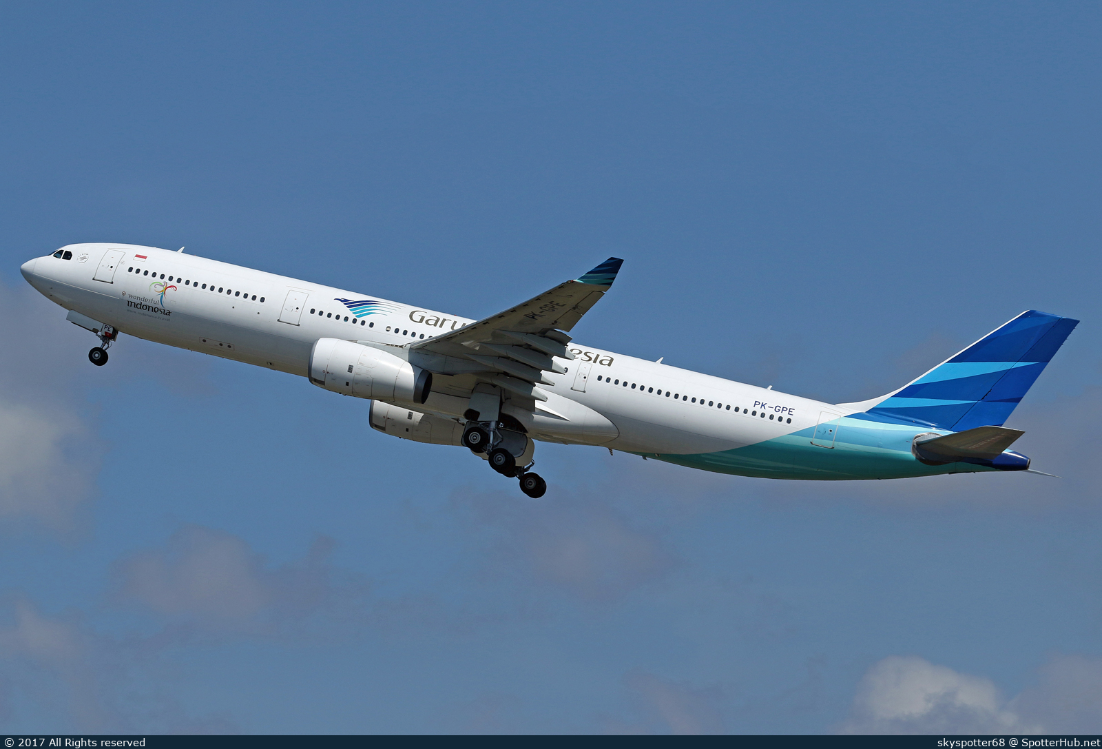 Photo of PK-GPE - Airbus A330-341 operated by Garuda Indonesia