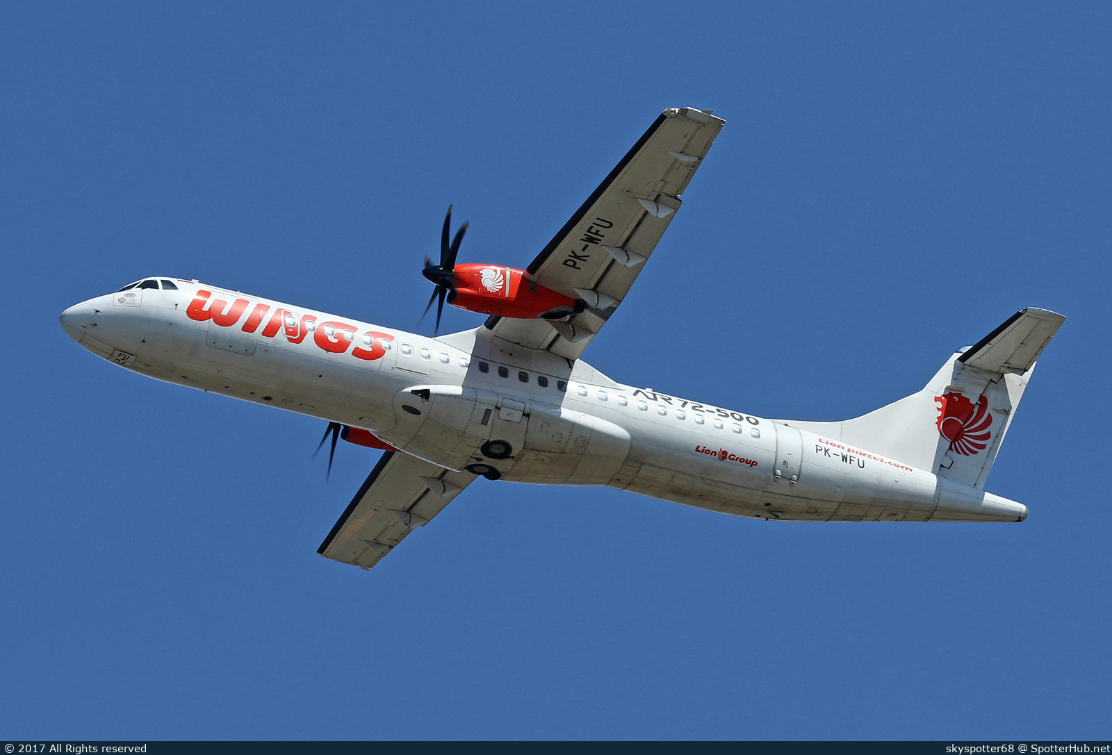 Photo of PK-WFU - ATR 72-500 operated by Wings Air