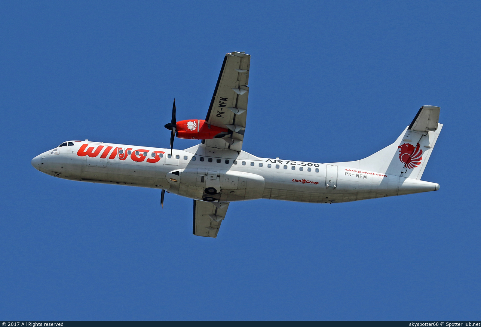 Photo of PK-WFM - ATR 72-500 operated by Wings Air
