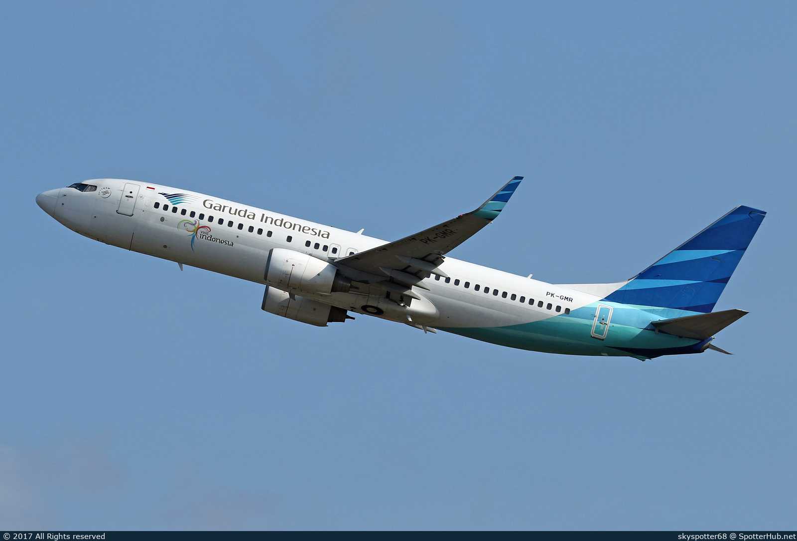 Photo of PK-GMR - Boeing 737-8U3 operated by Garuda Indonesia