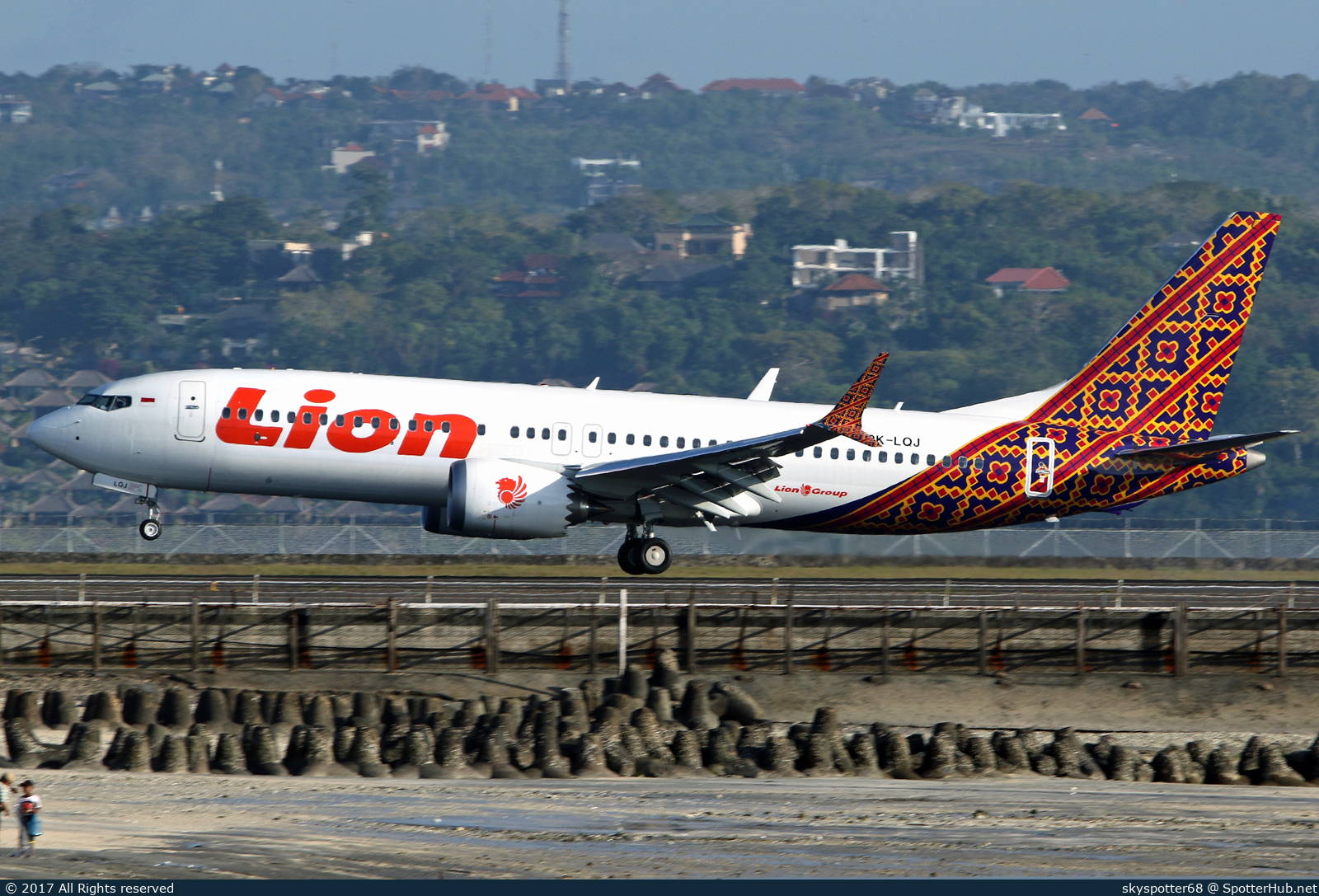 Photo of PK-LQJ - Boeing 737 MAX 8 operated by Lion Air