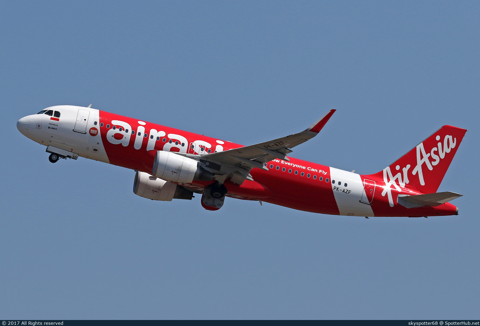 Photo of PK-AZF - Airbus A320-216 operated by Indonesia AirAsia