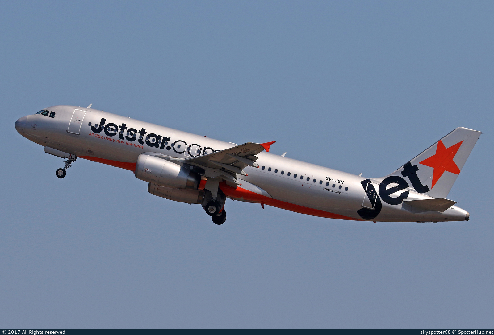 Photo of 9V-JSN - Airbus A320-232 operated by Jetstar Asia