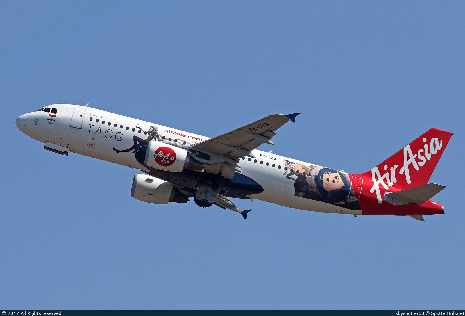 Photo of PK-AZA - Airbus A320-214 operated by Indonesia AirAsia