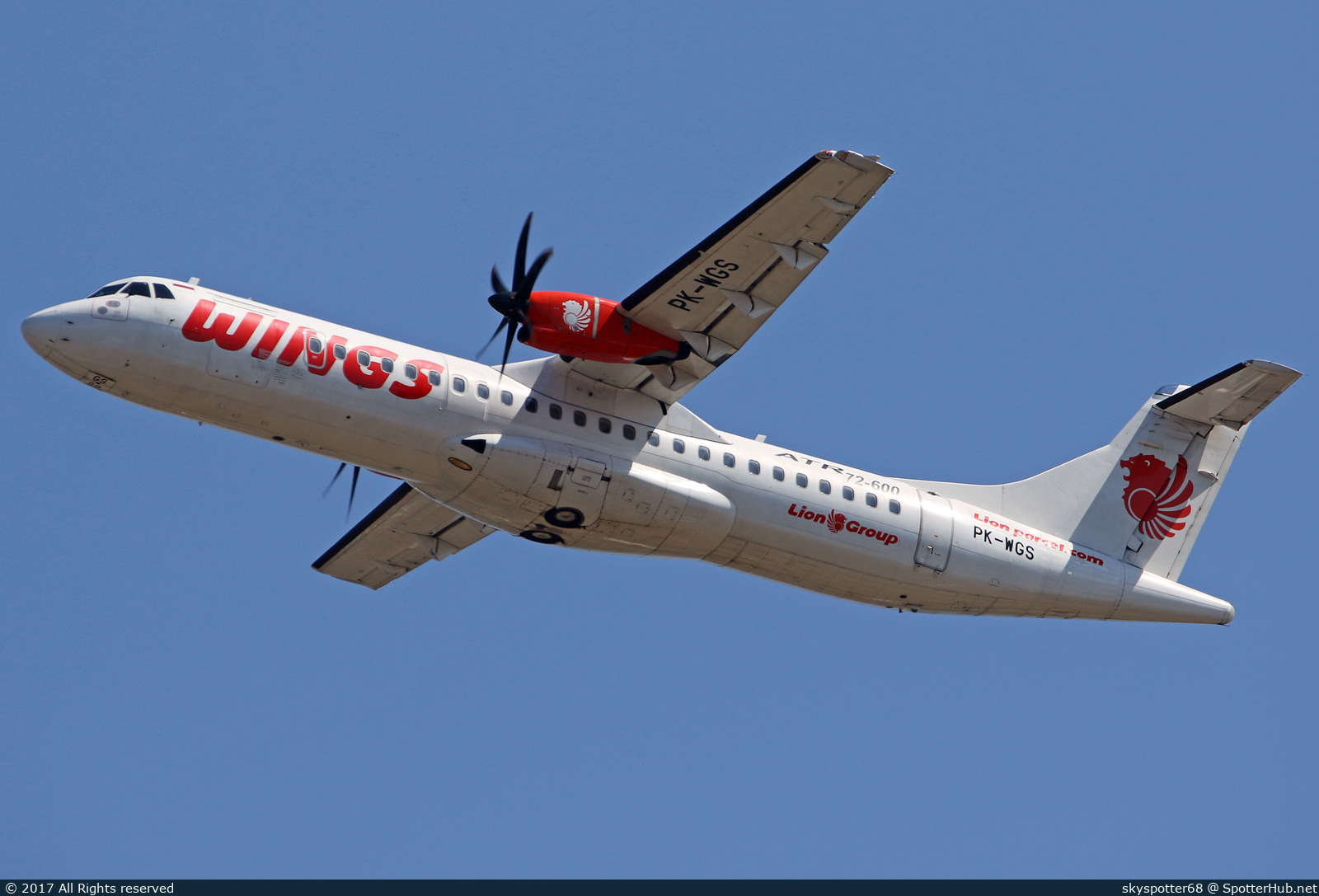 Photo of PK-WGS - ATR 72-600 operated by Wings Air