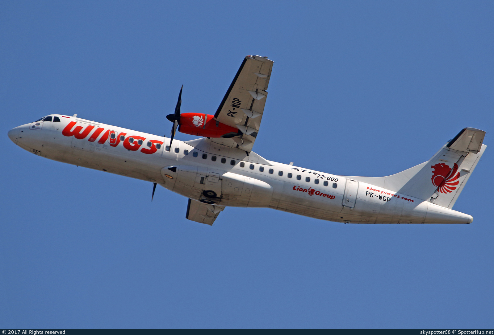 Photo of PK-WGP - ATR 72-600 operated by Wings Air