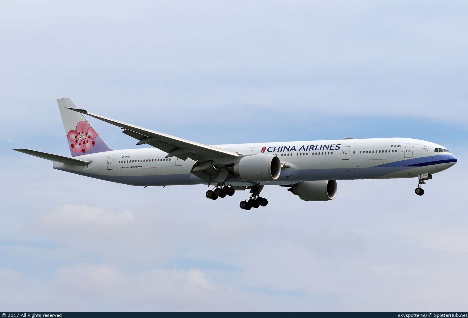 Photo of B-18006 - Boeing 777-309(ER) operated by China Airlines