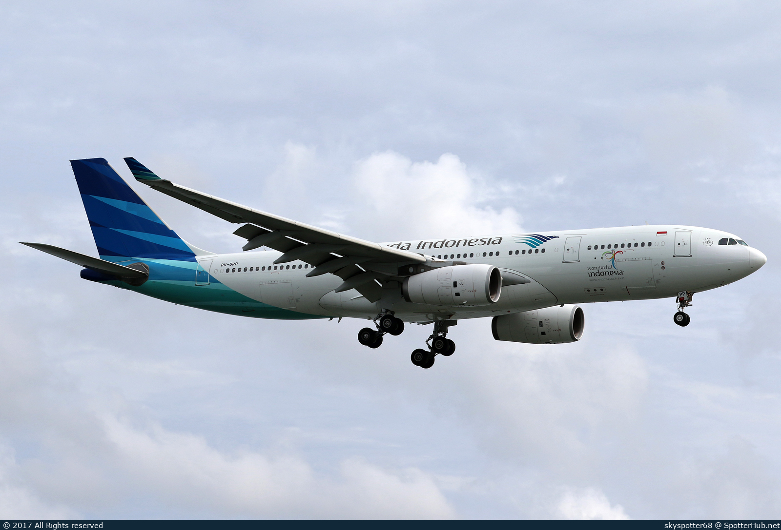 Photo of PK-GPP - Airbus A330-243 operated by Garuda Indonesia