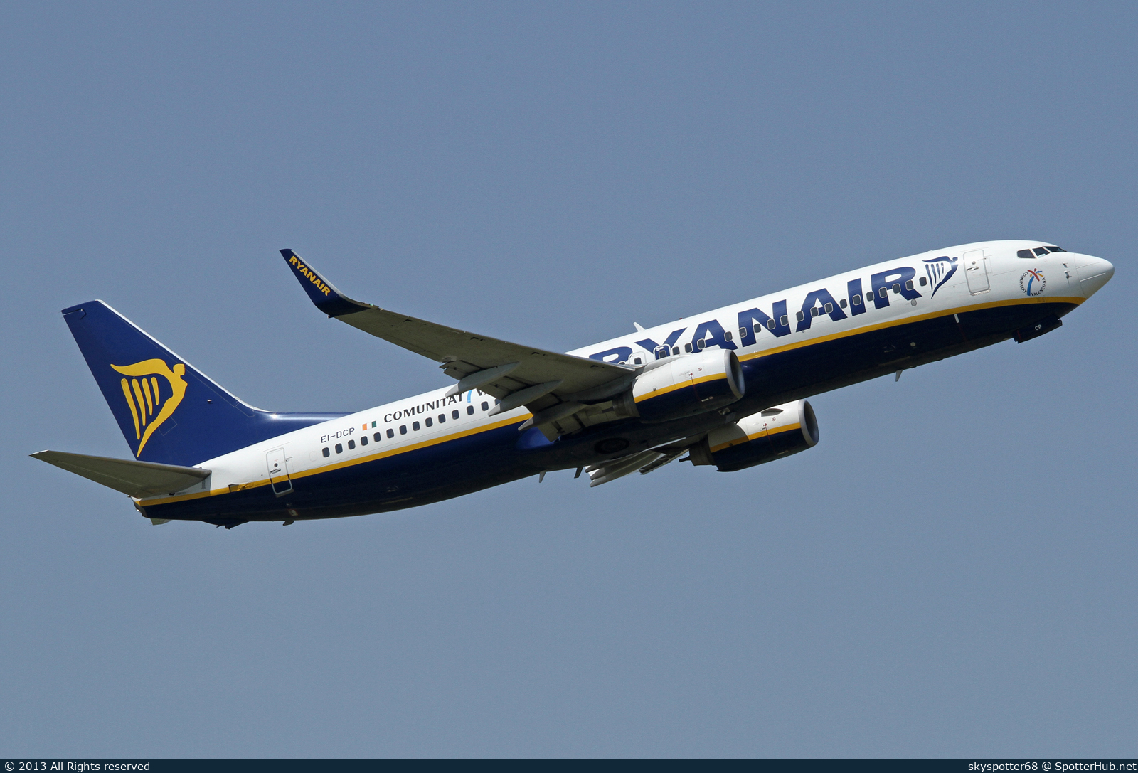 Photo of EI-DCP - Boeing 737-8AS operated by Ryanair