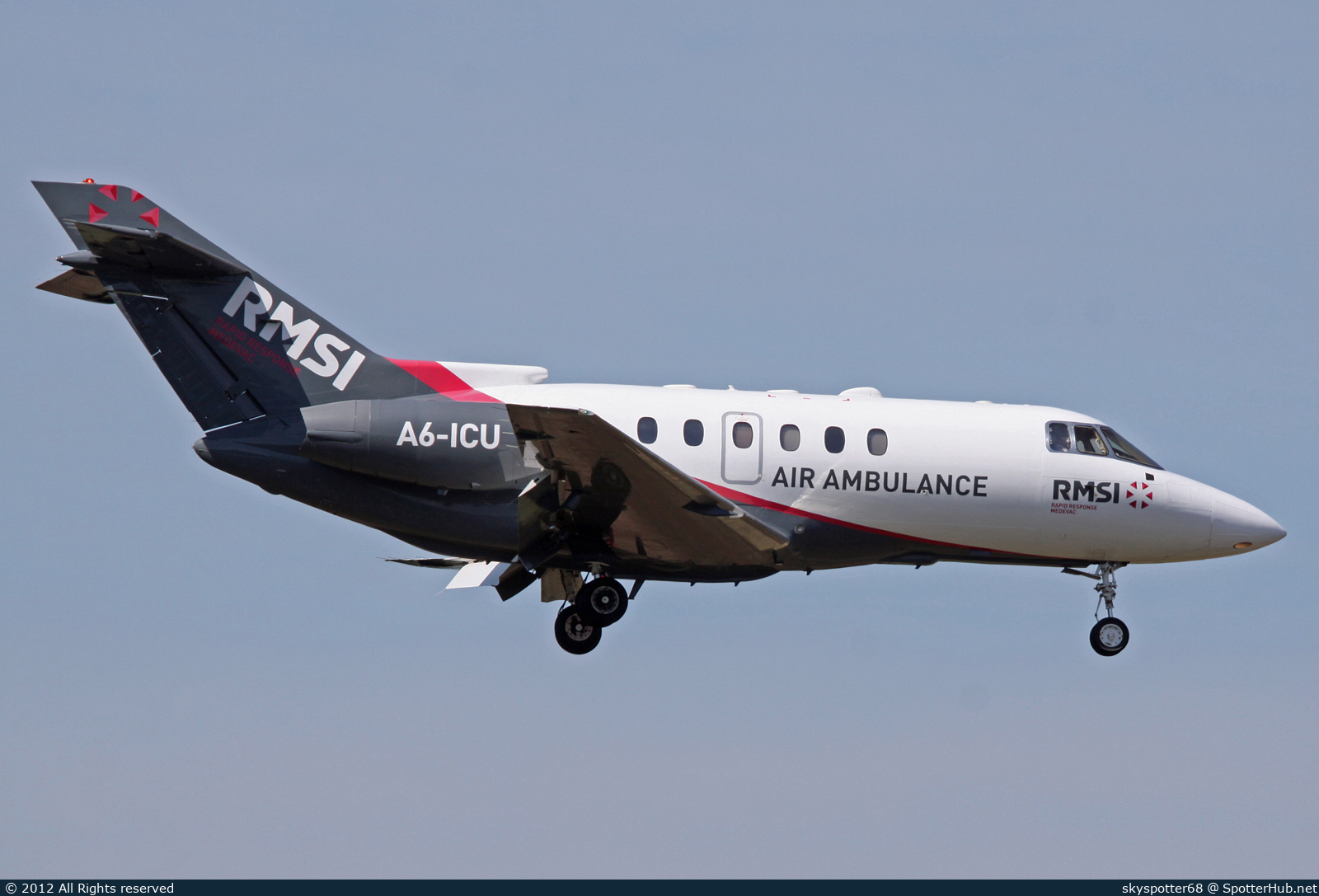 Photo of A6-ICU - Hawker Beechcraft 800XP operated by RMSI Remote Medical Solutions International