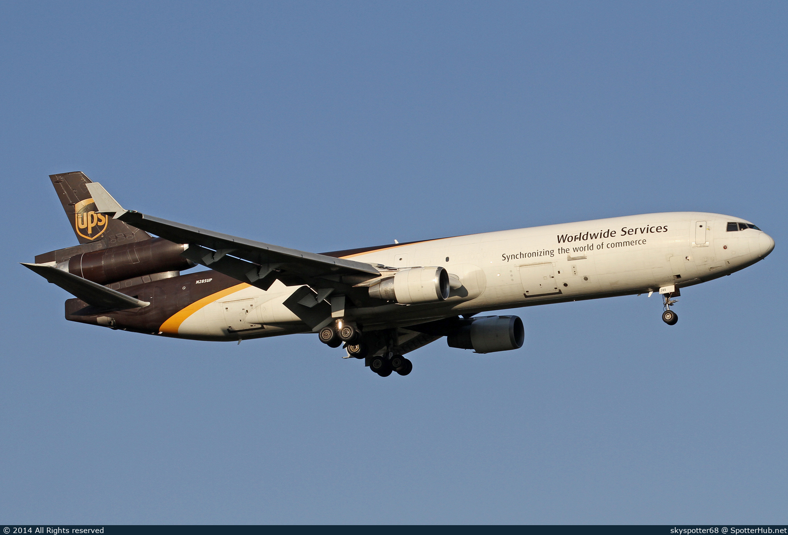 Photo of N285UP - McDonnell Douglas MD-11(F) operated by UPS United Parcel Service