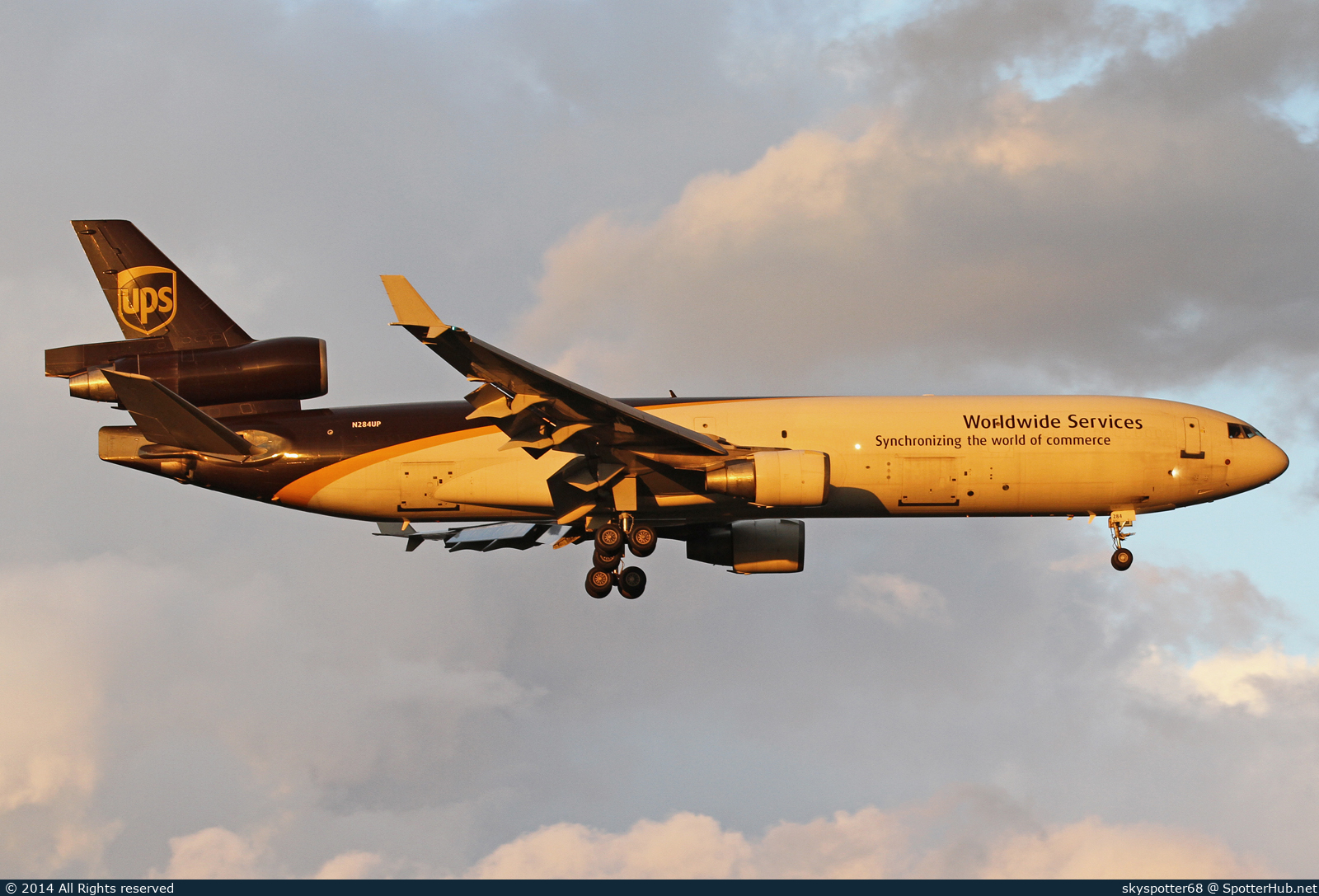 Photo of N284UP - McDonnell Douglas MD-11(F) operated by UPS United Parcel Service