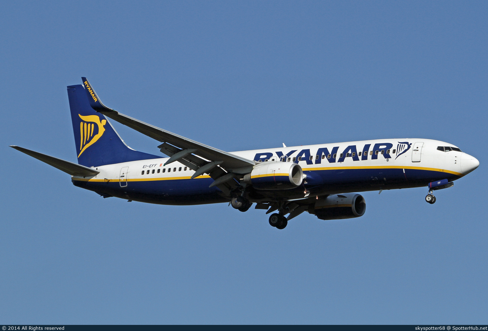 Photo of EI-EFF - Boeing 737-8AS operated by Ryanair