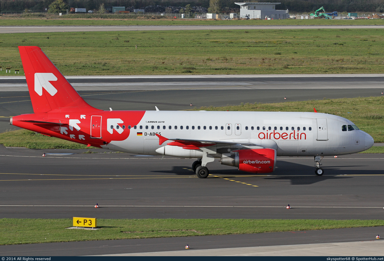 Photo of D-ABGS - Airbus A319-112 operated by Air Berlin