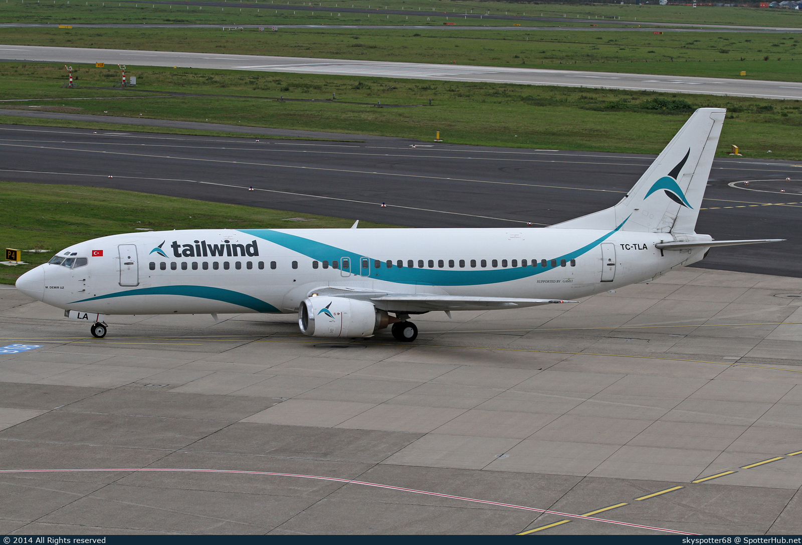 Photo of TC-TLA - Boeing 737-4Q8 operated by Tailwind Airlines