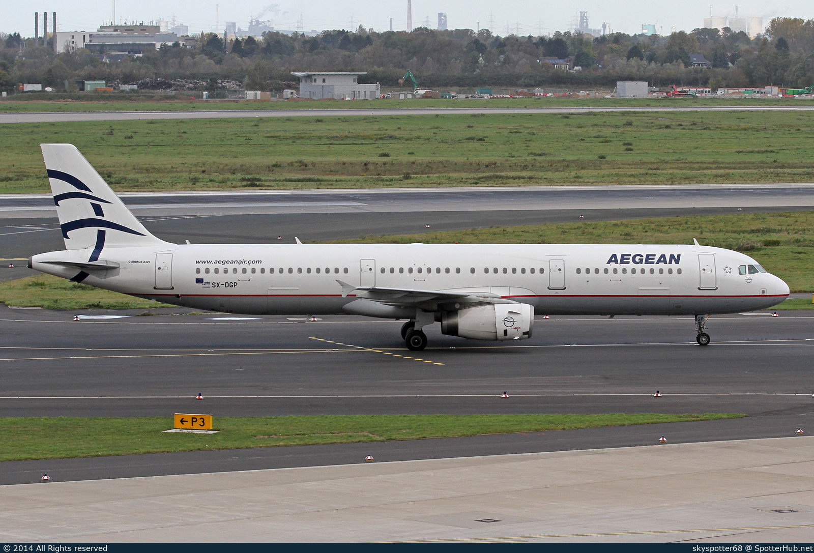 Photo of SX-DGP - Airbus A321-231 operated by Aegean Airlines
