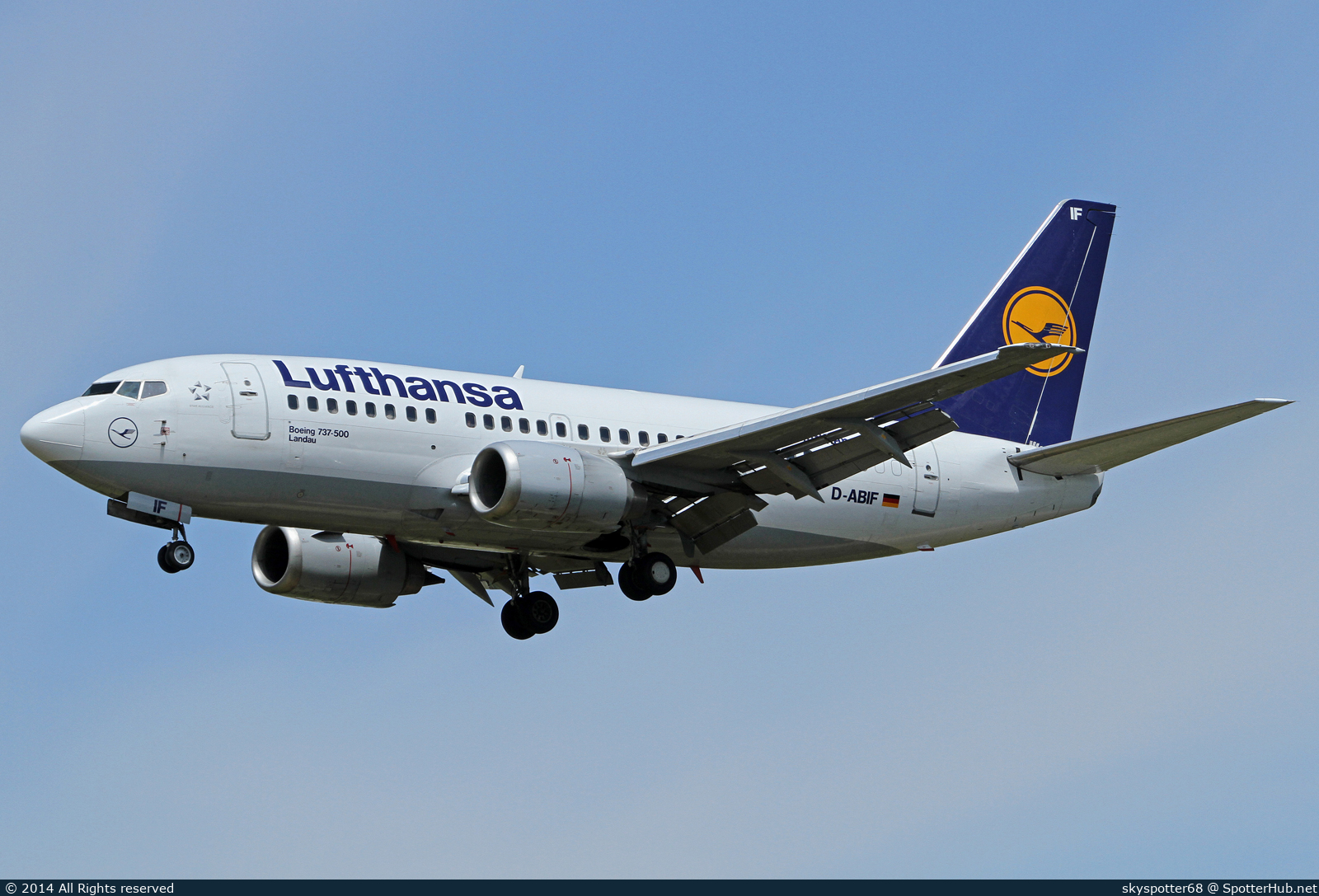 Photo of D-ABIF - Boeing 737-530 operated by Lufthansa