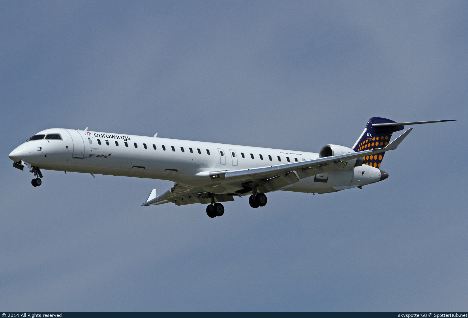 Photo of D-ACNX - Bombardier CRJ-900LR operated by Eurowings